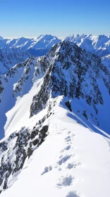 Majestic Winter Mountain Scene