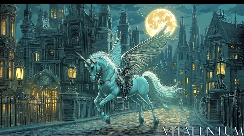 Moonlit Pegasus in Urban Fantasy