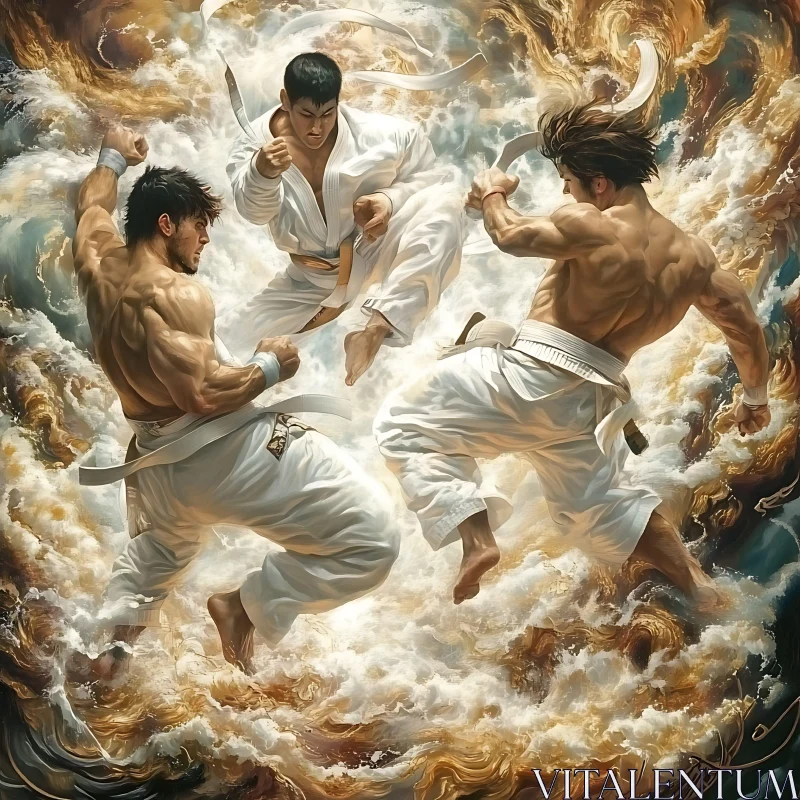 Martial Arts Combat in the Clouds