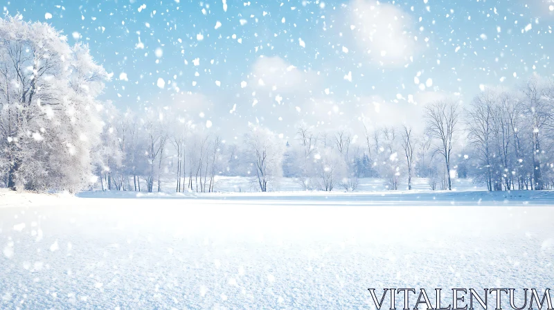 Snowy Winter Landscape