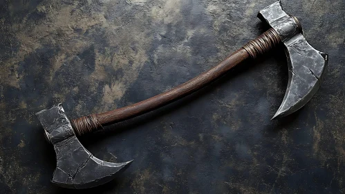 Axe Still Life: Medieval Weaponry