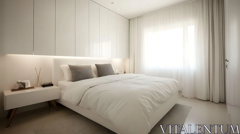 Modern Bedroom Design in White