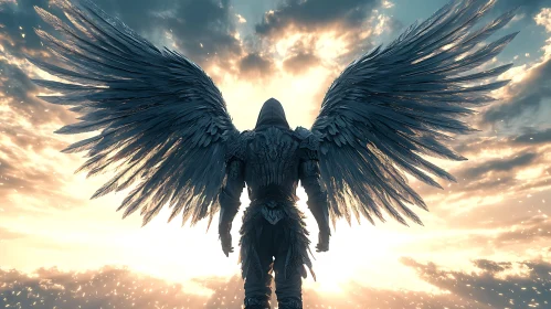 Angelic Figure with Wings
