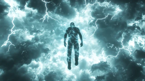 Figure in Electric Storm