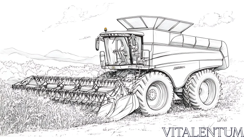 Agricultural Machinery Illustration
