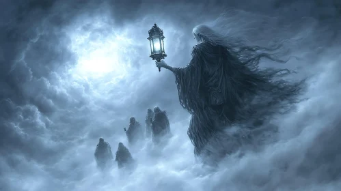 Lantern Bearer in the Mist