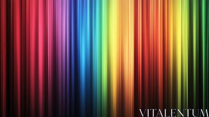 Colorful Vertical Lines Abstract Design AI Image