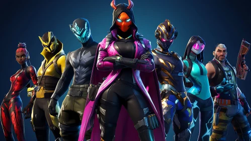 Gaming Squad: Fortnite Characters United