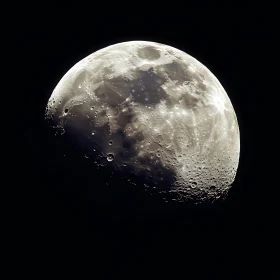 Moon Craters and Surface Details