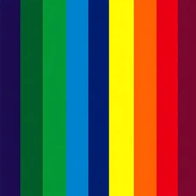 Rainbow Stripes: A Colorful Abstraction