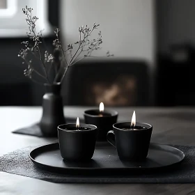 Minimalist Candle Arrangement