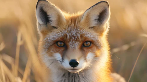 Close-up of a Wild Fox