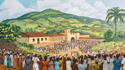Community Celebration Painting
