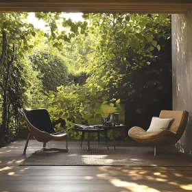 Nature-Inspired Interior Design with Comfortable Chairs