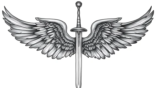 Sword with Wings Art