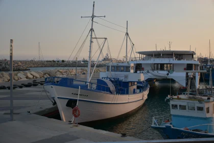 Boats in Limassol Harbor