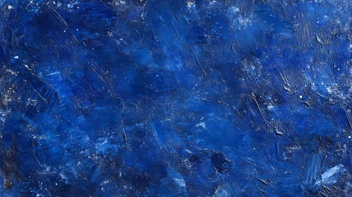 Blue Color Abstract Art