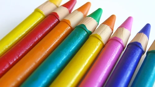 Rainbow Pencils: A Colorful Education Still Life