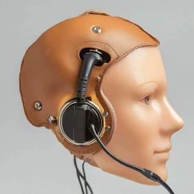 Leather Headset Mannequin