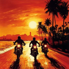 Sunset Motorbike Adventure