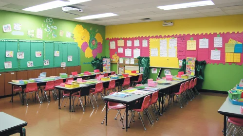 Vibrant School Classroom