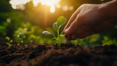 Tender Sprout in Fertile Soil