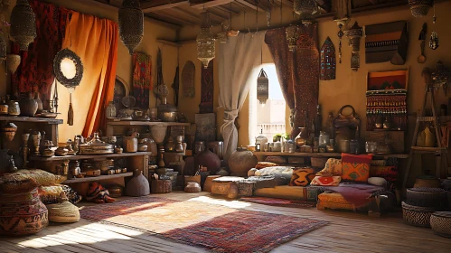 Bohemian Interior with Oriental Accents