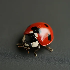 Macro Photography of a Ladybug