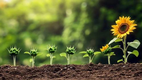 Life Cycle of a Sunflower