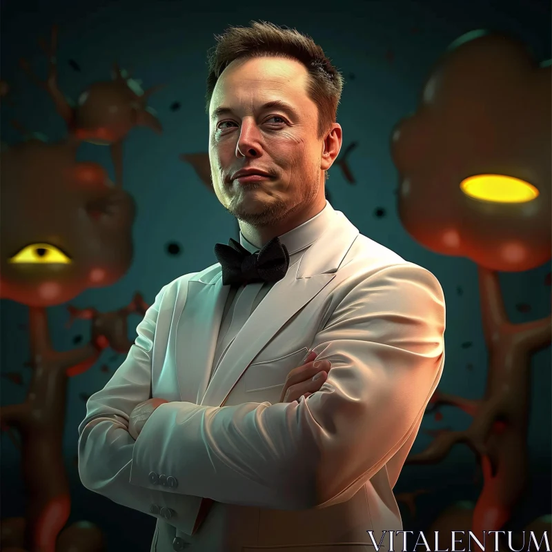 AI ART Elon Musk Surrealistic Art