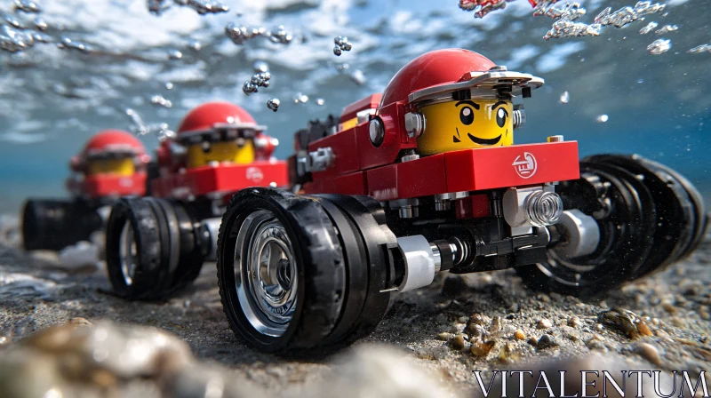 AI ART Underwater Lego Car Expedition