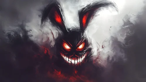 Evil Bunny Digital Art
