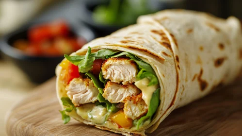 Delectable Chicken Wrap