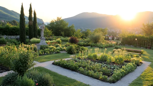 Peaceful Garden View