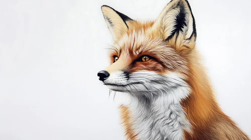 Fox Face Detailed Fur