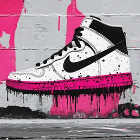 Street Art Sneaker Illustration