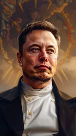 Elon Musk in Formal Clothing