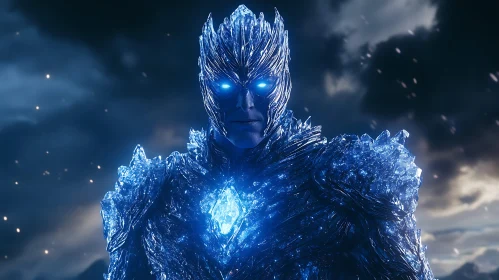 Crystalline Warrior in the Storm
