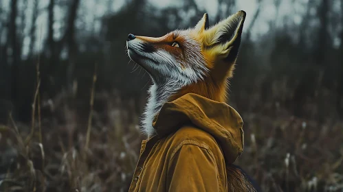 Anthropomorphic Fox Portrait