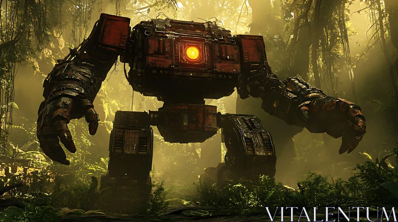 Jungle Robot AI Image