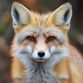 Fox Portrait - Wildlife Animal Close-up