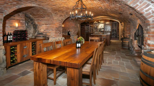 Charming Wine Cellar Interior Design