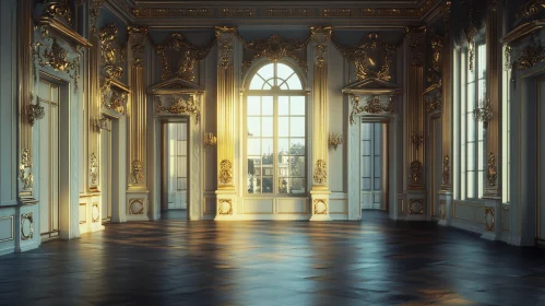 Grand Hall with Ornate Design