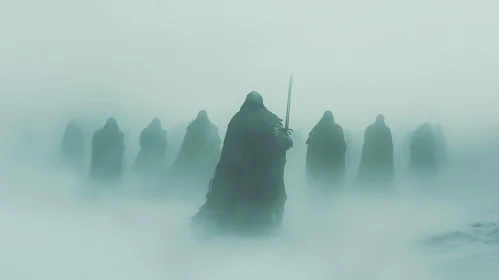 Misty Warriors with Sword