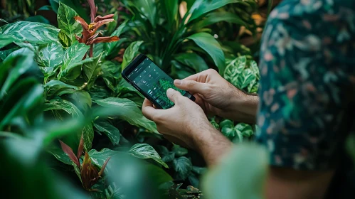 Greenery and Gadgets: A Modern Still Life