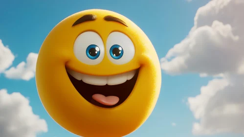 Happy Emoji with a Bright Smile