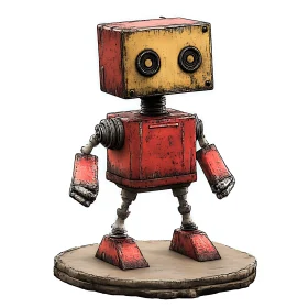 Antique Robot Figure