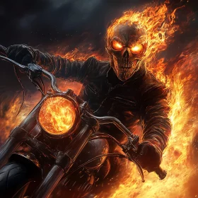 Inferno Rider: Skull on Wheels