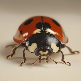 Detailed Insect Macro: Ladybug