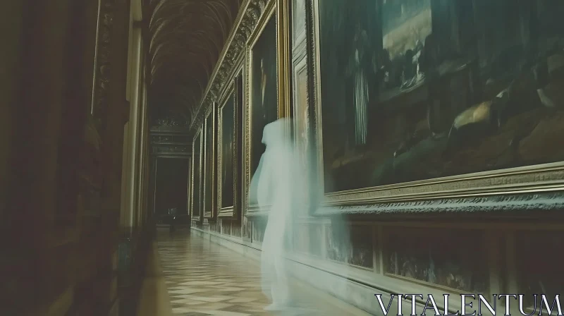 AI ART Specter in the Hall of Portraits